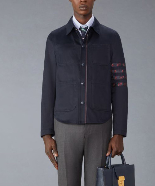 코튼 로즈 4-바 유틸리티 자켓