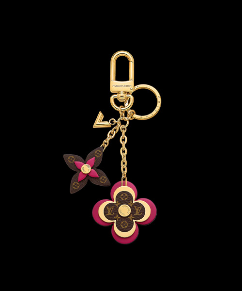 블루밍 플라워 백 참 키 홀더