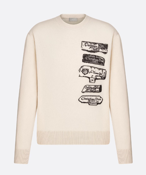 아카이브 라벨 스웨터