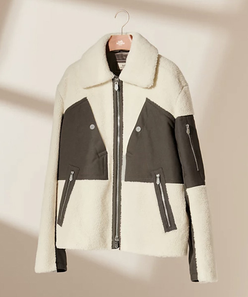 램 퍼 블루종 자켓