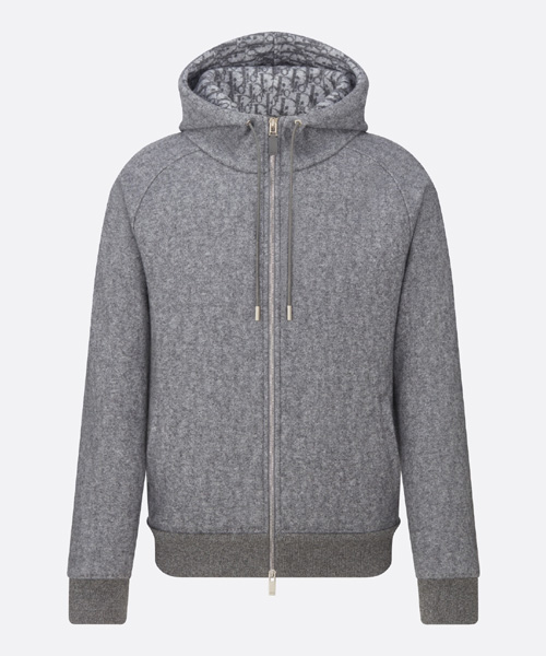 디올 아이콘 후드 트랙 재킷