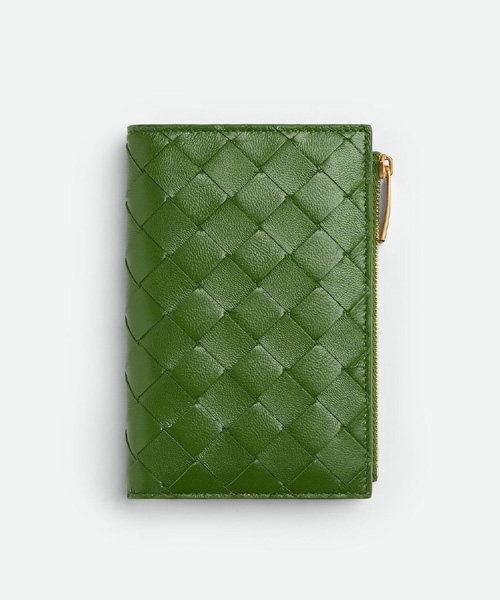 미디엄 인트레치아토 폴더형 지갑