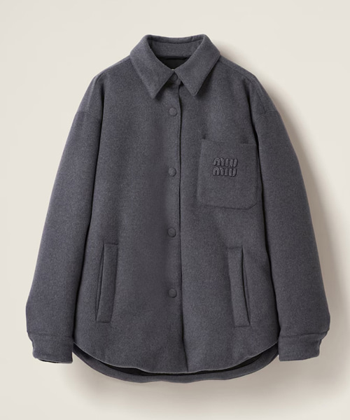 미디엄 웨이트 벨루어 다운 재킷