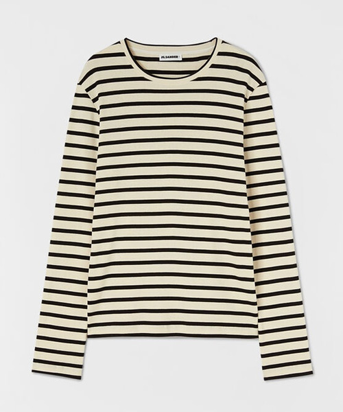 스트라이프 크루넥 티셔츠