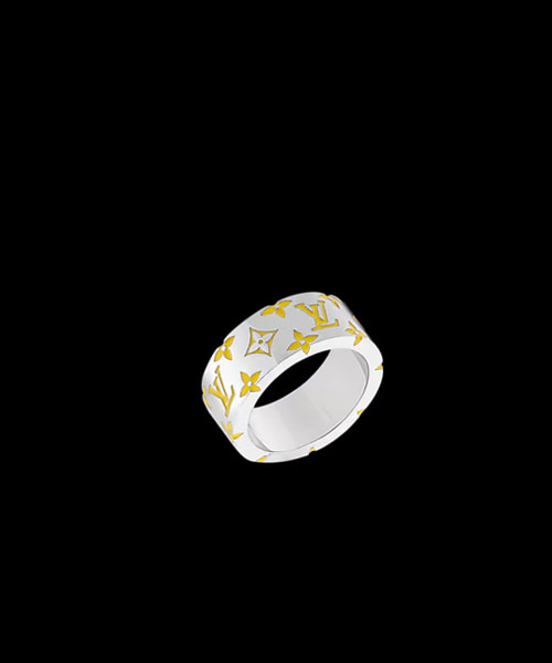 LV 모자이크 반지