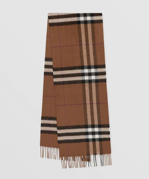 클래식 체크 캐시미어 스카프