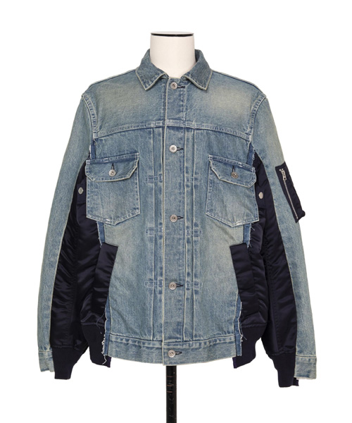 데님 나일론 트윌 자켓