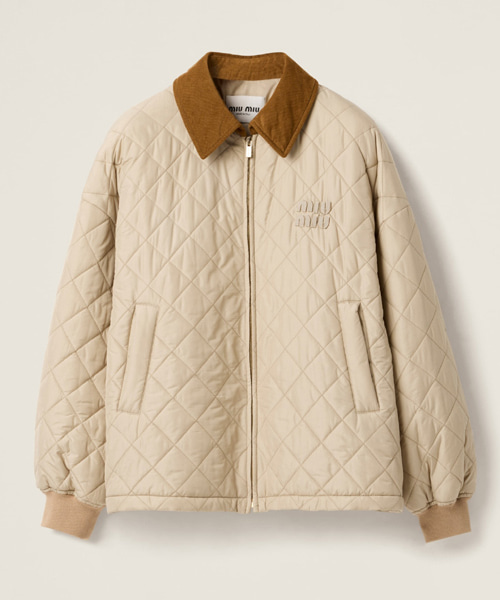 테크니컬 패브릭 블루종 자켓