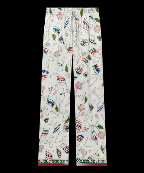 LEVASEBRISE 실크 트라우저