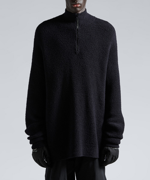 스키웨어 - 하프 지퍼 하이넥 스웨터