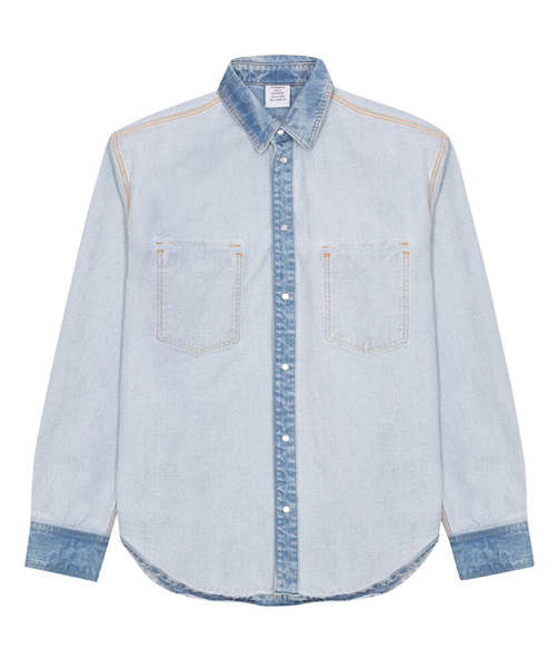 인사인드 아웃 데님 셔츠