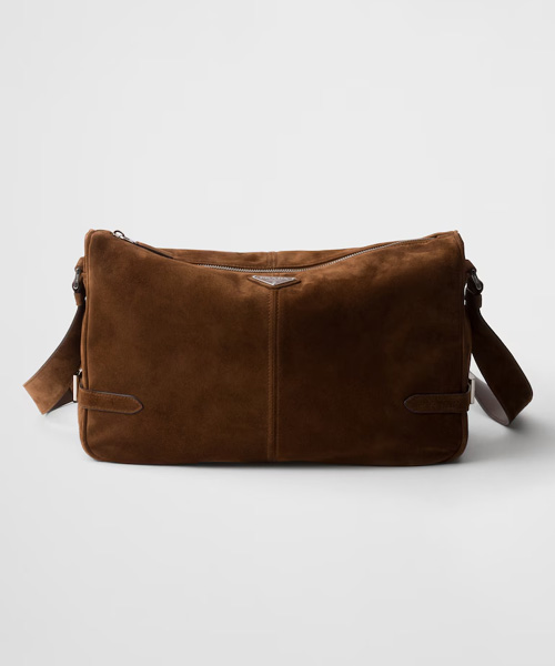 스웨이드 숄더백