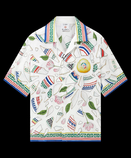 LEVASEBRISE 실크 셔츠