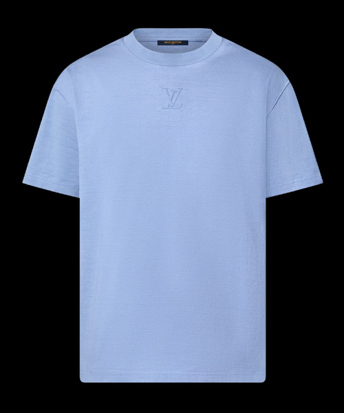 LV 엠보싱 코튼 티셔츠