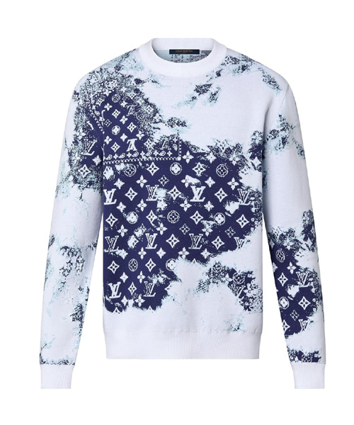 모노그램 반다나 크루넥