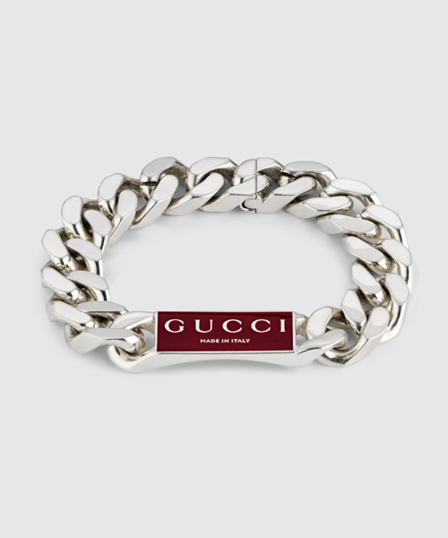 로고 에나멜 체인 팔찌