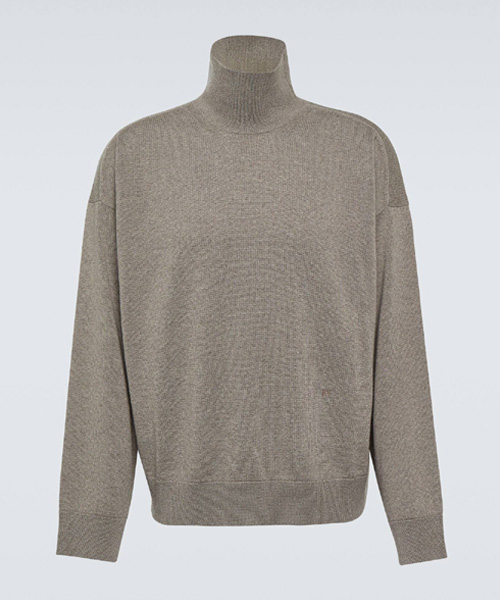 울 터틀넥 스웨터