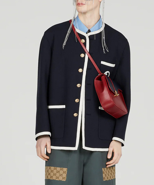 자수 레트로 트위드 재킷