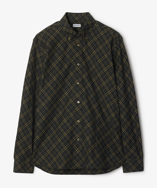 체크 코튼 셔츠