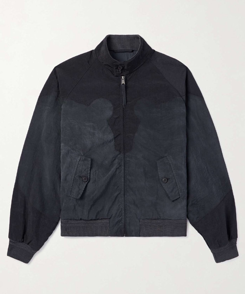 캔버스 봄버 자켓