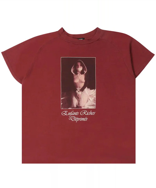 그래픽 프린트 코튼 티셔츠