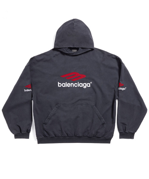 3B 스포츠 아이콘 오버사이즈 후디