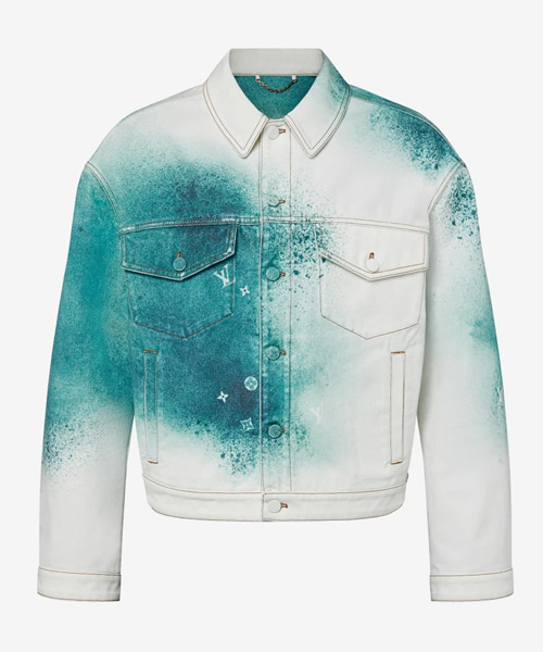 LV 스프레이 데님 자켓