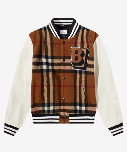 펠톤 체크 바시티 자켓