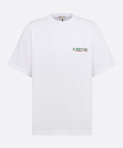 DIOR AND LEWIS HAMILTON 코튼 티셔츠