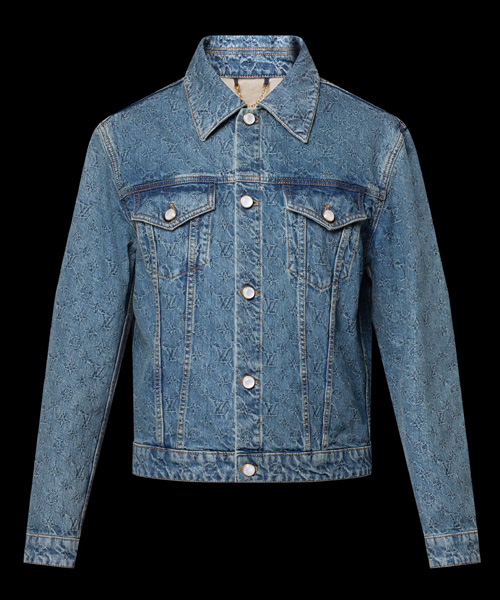 모노그램 자카드 데님 재킷