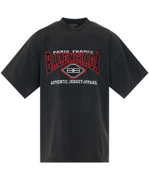 엠브로이더드 빈티지 코튼 티셔츠