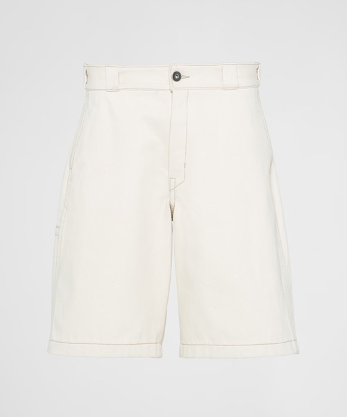 불 데님 버뮤다 팬츠