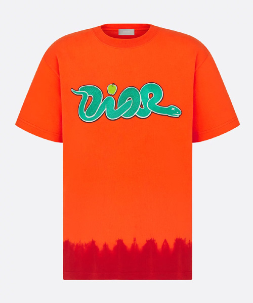 DIOR AND KAWS 코튼 티셔츠