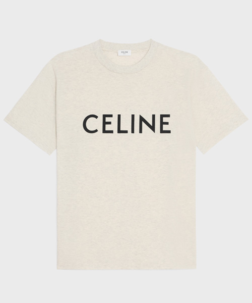 로고 프린트 코튼 저지 티셔츠