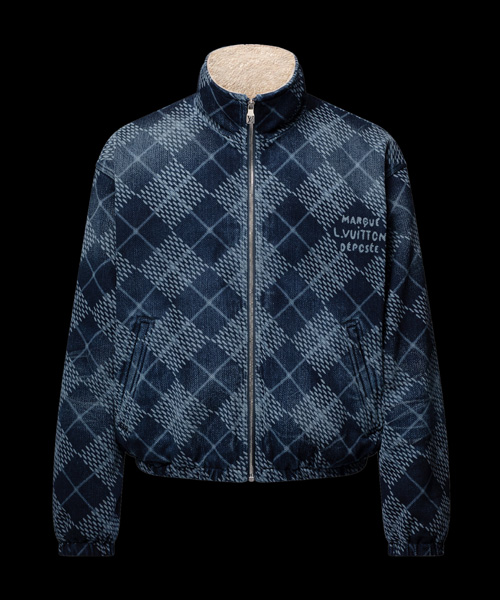 데님 플리스 블루종