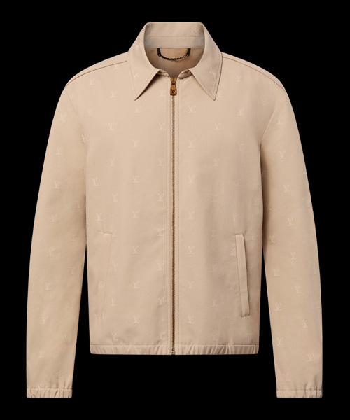 시그니처 패턴 코튼 블루종