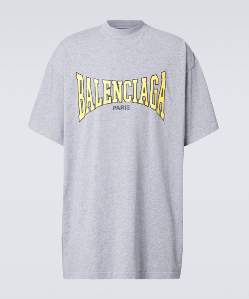 로고 프린트 코튼 저지 티셔츠