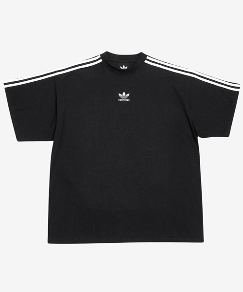 로고 프린트 코튼 티셔츠