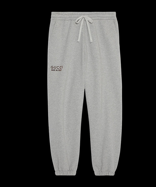 로고 프린트 코튼 스웨트팬츠