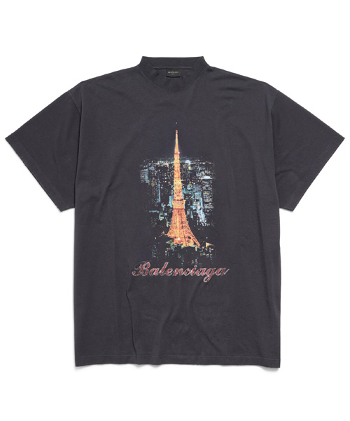 긴자 스토어 오버사이즈 티셔츠 오프화이트 - 일본 한정