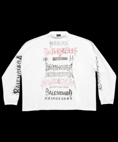 DIY 메탈 롱 슬리브 티셔츠