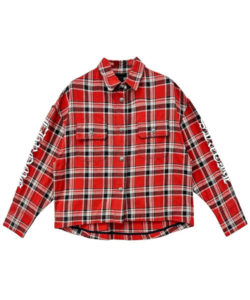 페이디드 플란넬 셔츠