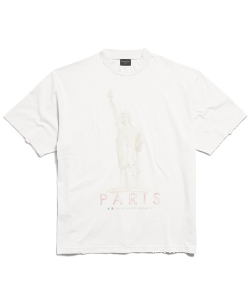 파리 리버티 미디엄 핏 티셔츠