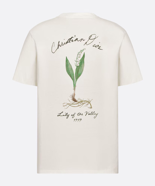 핸드라이팅 캐주얼 핏 티셔츠