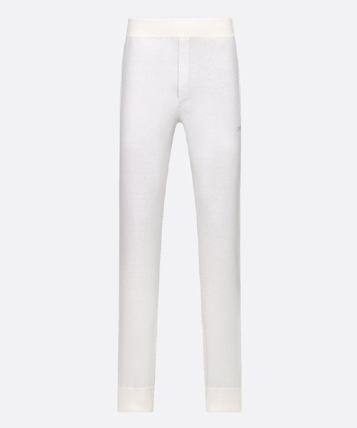 코튼 니트 & 캐시미어 트랙 팬츠