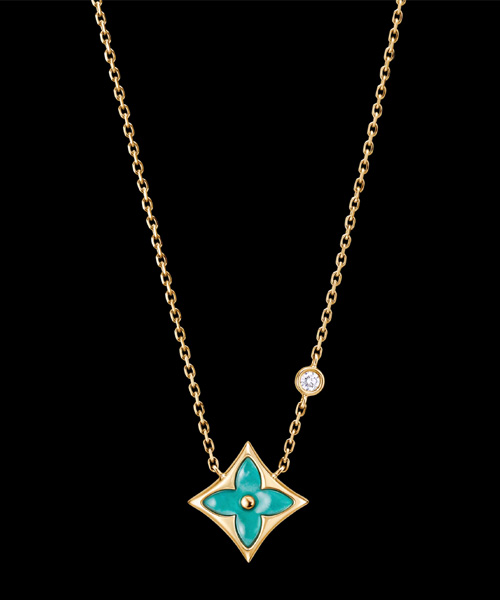 컬러 블라썸 BB 스타 펜던트 네크리스