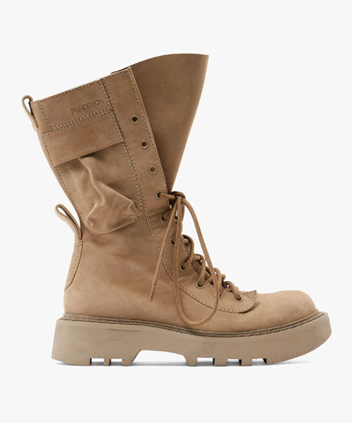 콤배트 가죽 부츠