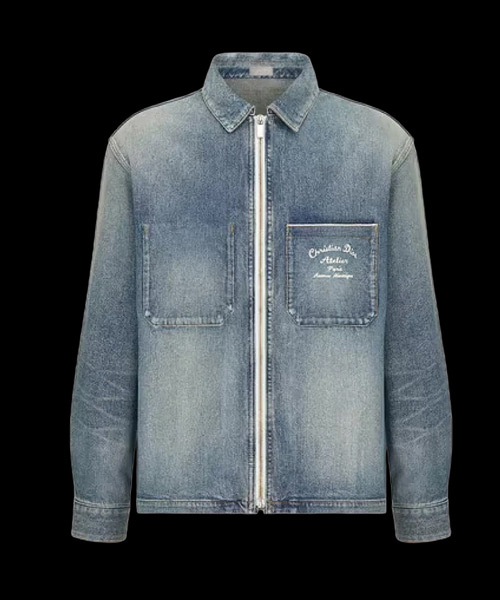 아뜰리에 지퍼 오버셔츠