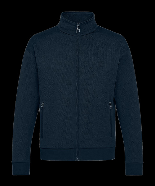 LVSE 모노그램 플리스 트랙수트 자켓