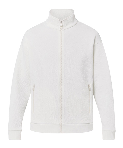 LVSE 모노그램 플리스 트랙수트 자켓